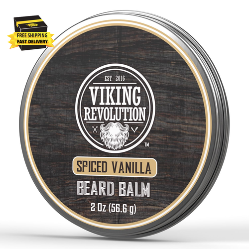 Spiced Vanilla Beard Balm - Beard Butter with Argan Oil, Beard Softener for Men