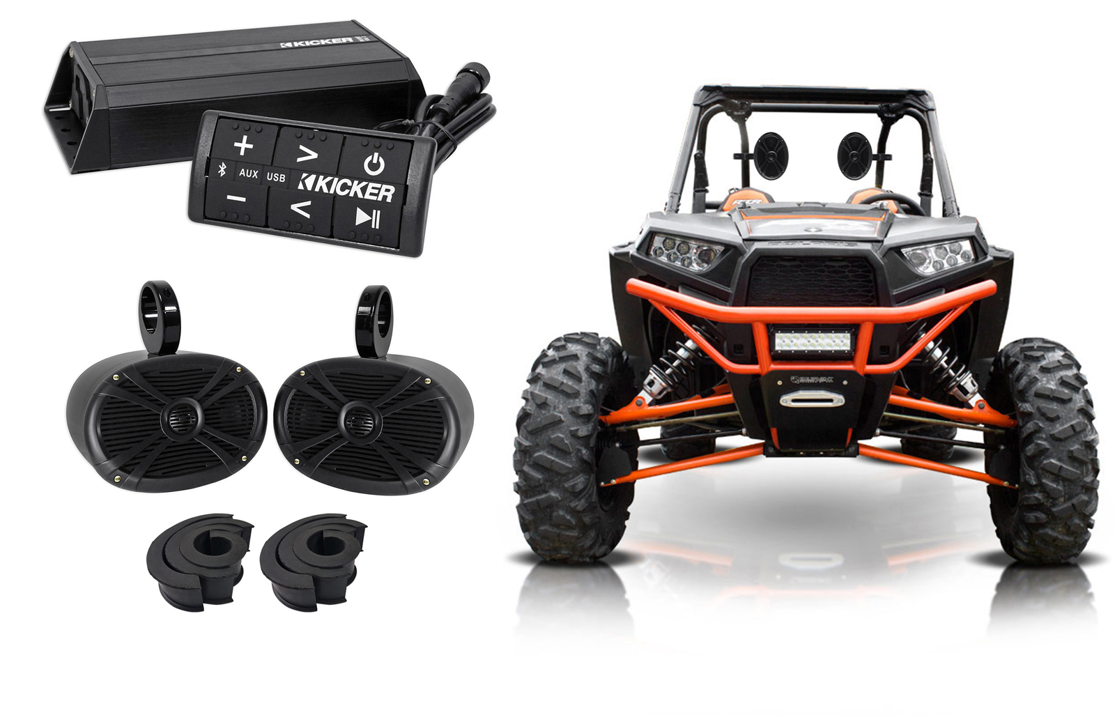 KICKER 42PXIBT1002 2-канальный Bluetooth-усилитель Контроллер 6x9 динамиков RZRATVUTV 77890₽