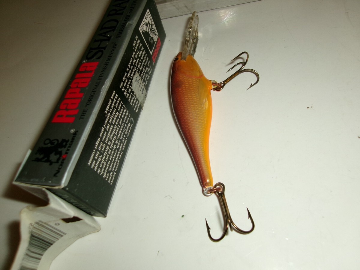 Leurre Rapala Shad Rap SR-9 – Vintage Finland – Crankbait Bois – 9/16 Oz
