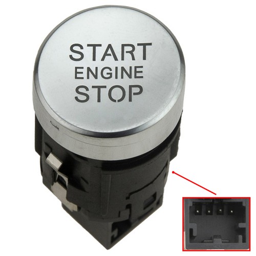 Bouton Start and Stop pour AUDI A4 B8 (2008-2016) A5 (2007-2017) Q5 (2008-2017) - Imagen 4 de 9