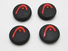 4X BLACK / RED HEAD "PRO DAMP" VIBRATION DAMPENERS FOR TENNIS RACQUETS