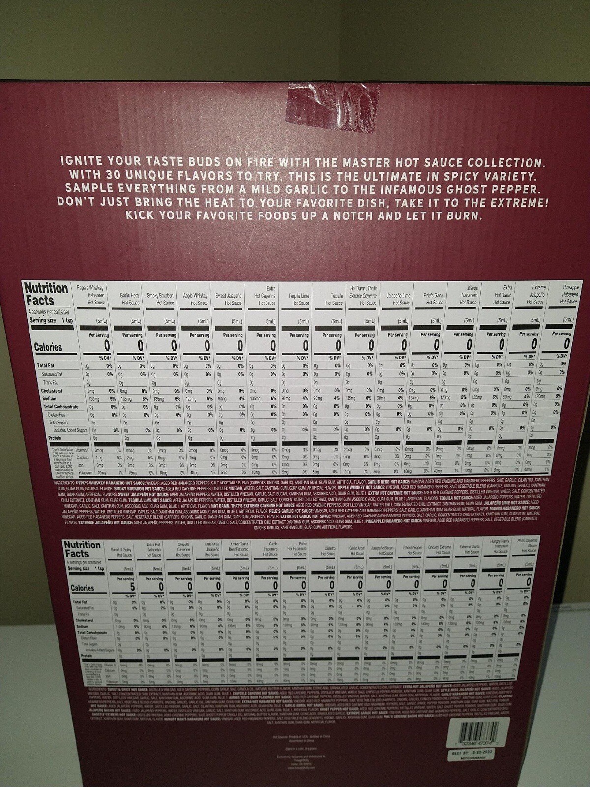 master hot sauce collection eBay
