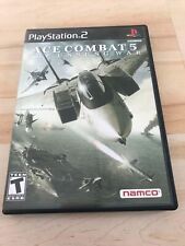 Ace Combat 5: The Unsung War (Sony PlayStation 2, 2004) CIB Black label