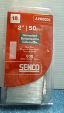 Senco 18 Ga 2" Galvanized Brad Nails 800 CT. (A202009)  FS