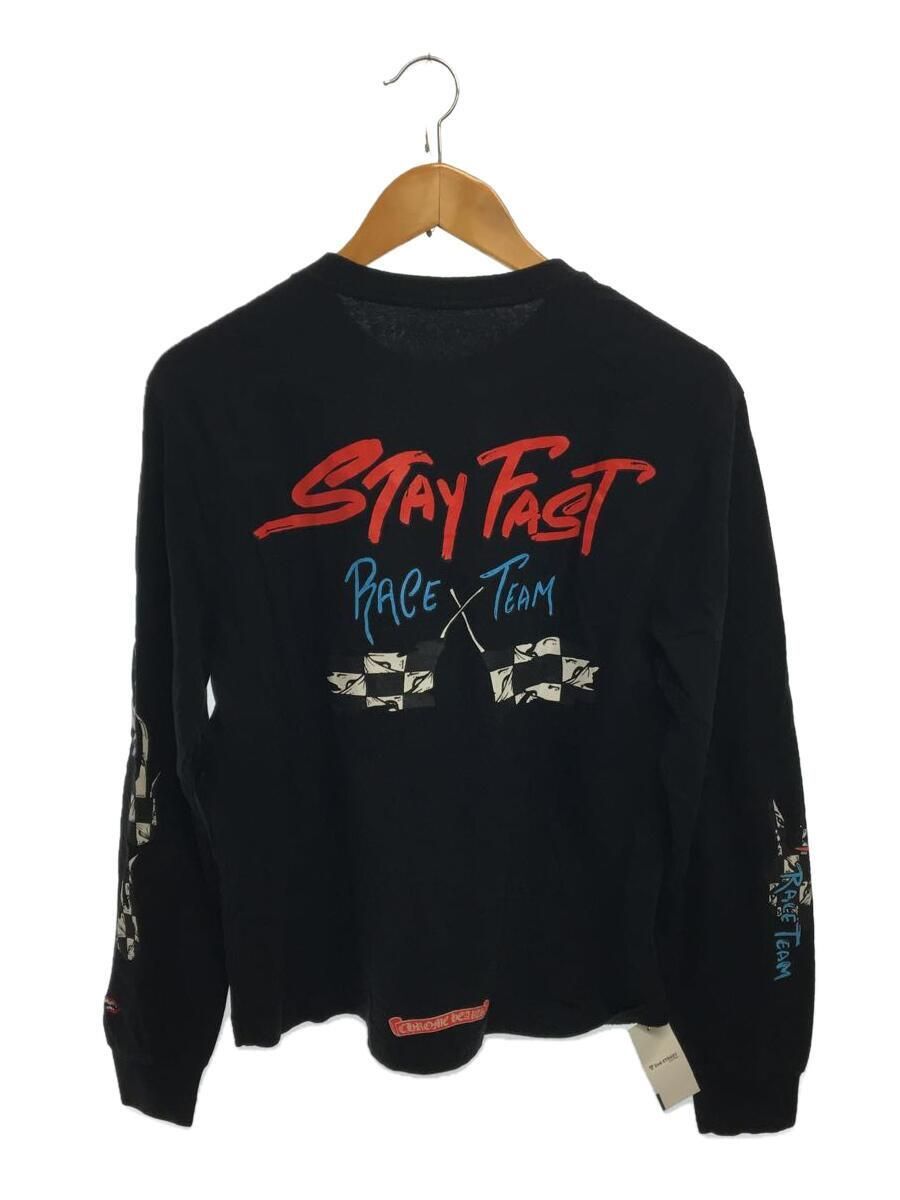 関税込 Chrome Hearts Matty Boy Stay Fast Long Sleeve T Shirt Black Chrome Hearts x Matty Boy Stay Fast Long Sleeve T
