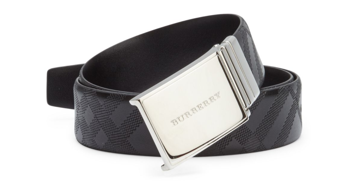 Burberry Logo Reversible Leather Belt, Black 87F9B74B-FECE-425E-8FC9-  main image 4
