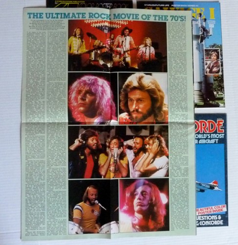 Vintage Lot 4 Poster Book Magazines SFTV #1 Hulk + #4 + Sgt Peppers + Concorde - Picture 11 of 19