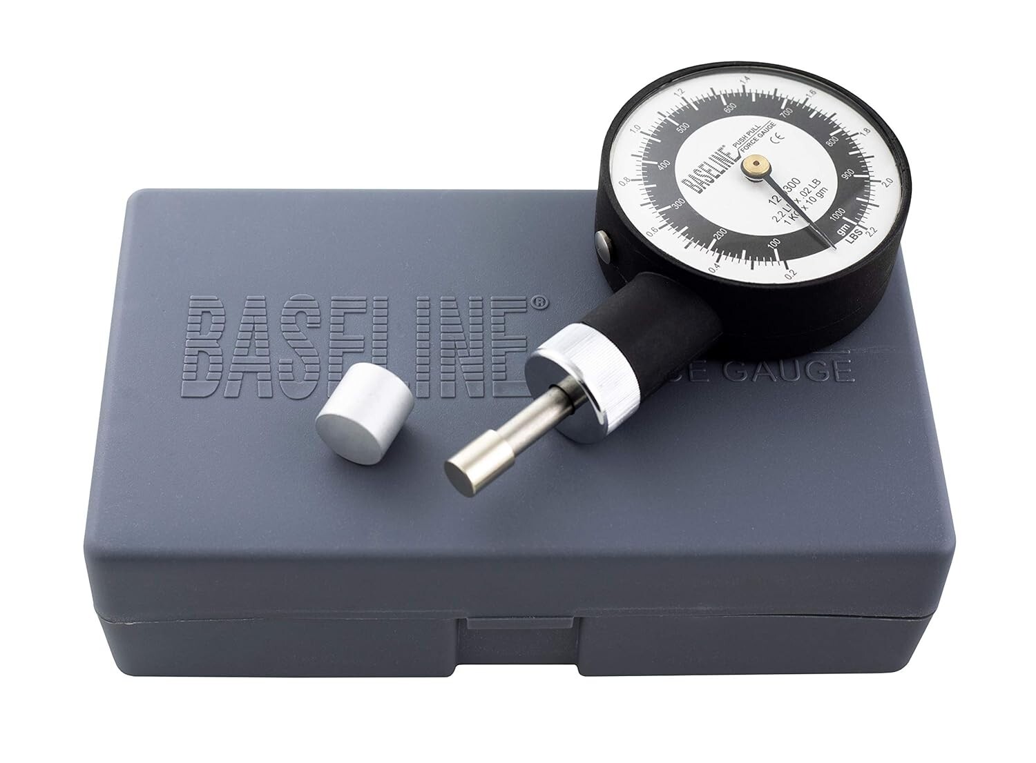 Baseline 12-0300 MMT Mechanical Dynamometer Push Pull Force Gauge 2.2 Lb