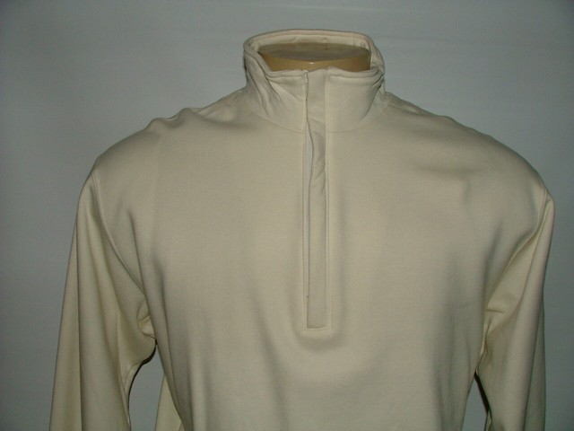 MENS HUGO BOSS GOLF 1/2 ZIP SWEATER SIZE L 100% COTTON BEIGE SOLID #160 | eBay