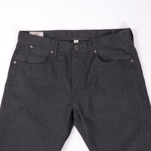 Wallace & Barnes Slim Fit Cotton Poly Dark Wash Straight Leg Jeans Men's 33X32 - Picture 2 of 11