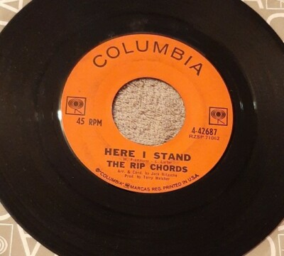 英7” Rip Chords Here I Stand AAG143 CBS /00080 The Rip Chords – Here I Stand – Vinyl (7