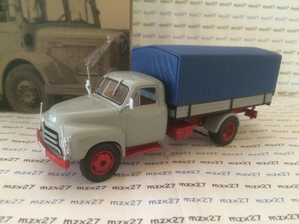 Camion Antico N.81 Opel Blitz II Telonato 1952 1/43 ixo altaya Nuovo A Scatola - Immagine 2 di 4