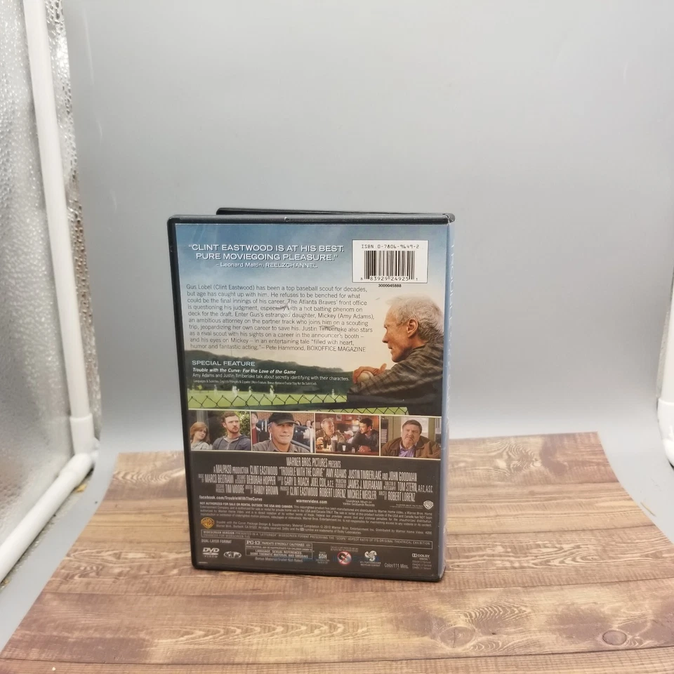 Trouble With The Curve (DVD 2012) Amy Adams Justin Timberlake Clint Eastwood - Image 3 of 3