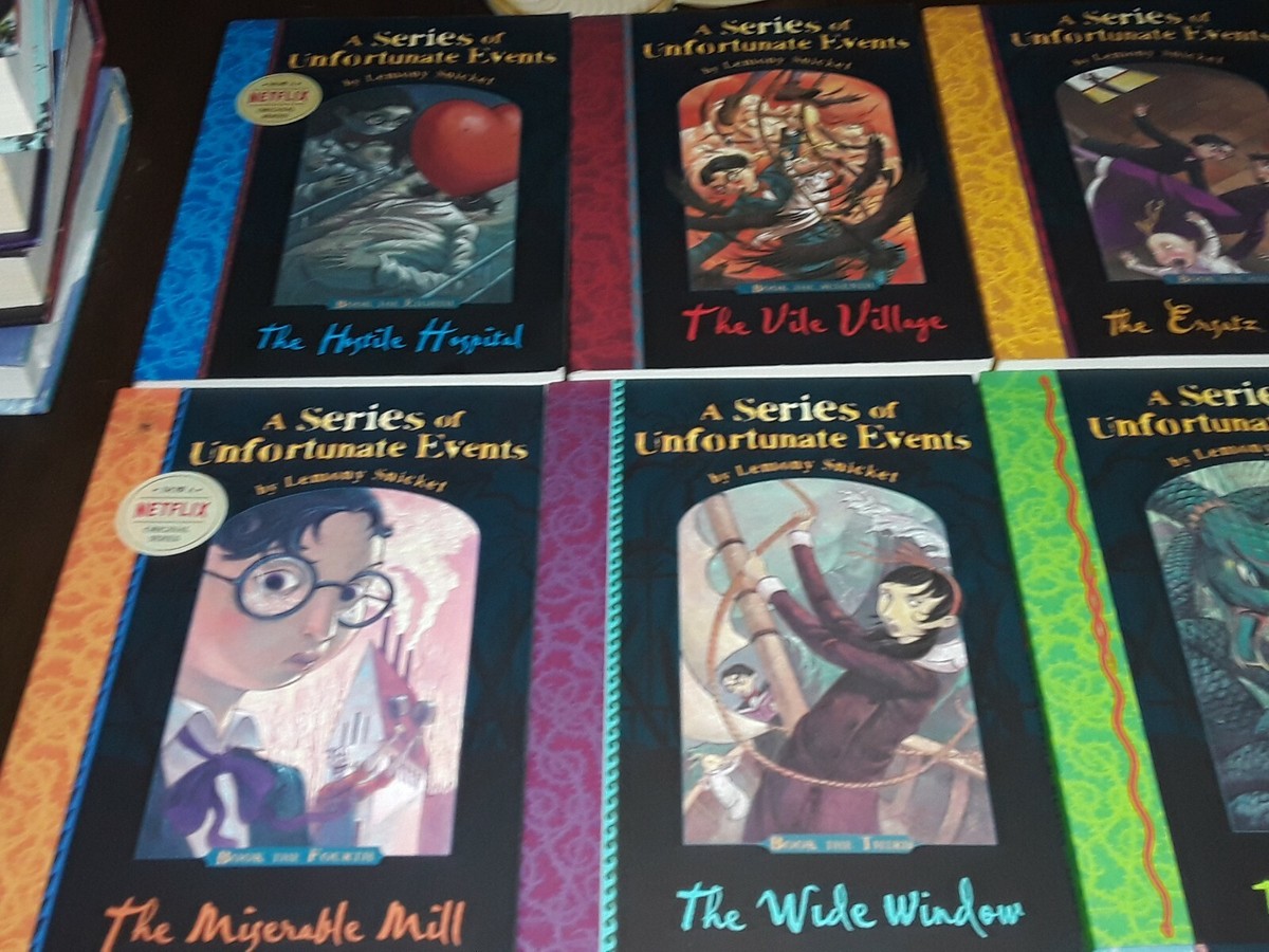 Lot of 1 thru 10 A Series of Unfortunate Events) by Snicket