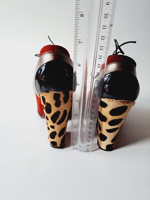 Vivienne Westwood Runway Red Black Shoes Size 36 | eBay