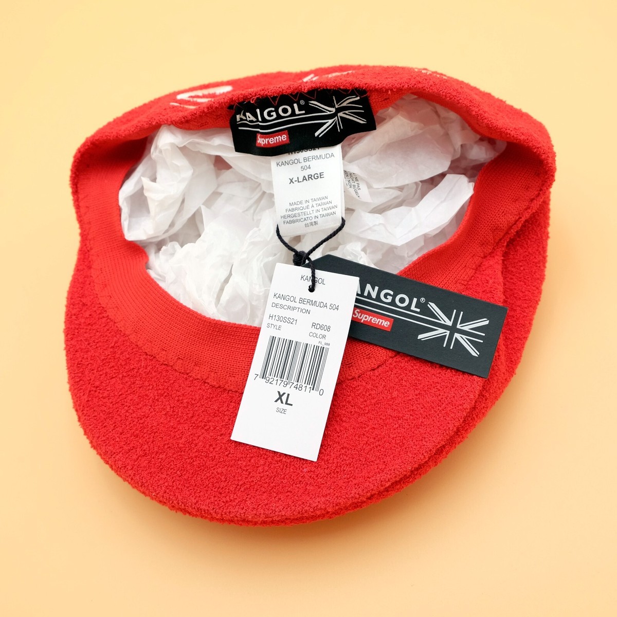 2021SS Supreme x Kangol Bermuda 504 Hat Kangol Bermuda Hat 2021SS Supreme x Kangol Bermuda 504 Hat Kangol Bermuda Hat