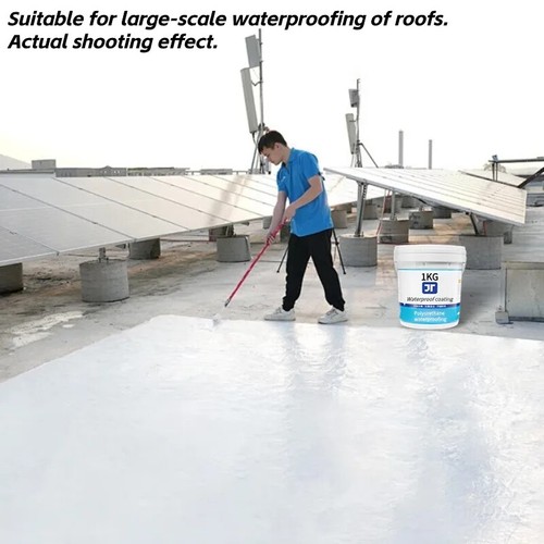 1KG Waterproof Coating Sealant Roof Waterproof Agent Urethane Anti-leakage Glue - Picture 14 of 25