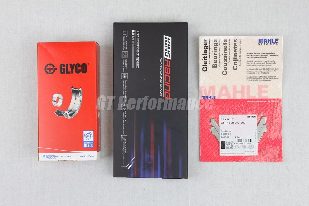 Coussinets bielles et vilo TriMétal Clio Williams performance pour moteur F7R à ergots