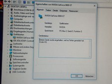  DEFEKT DAMAGE Asus NVidia Geforce 8800GT 512MB DDR3 PCIe Grafikkarte 2x DVI