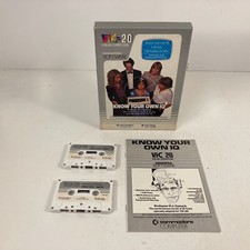 Commodore Vic 20 Cassette Software Know Your Own IQ 1982 Untested 3502