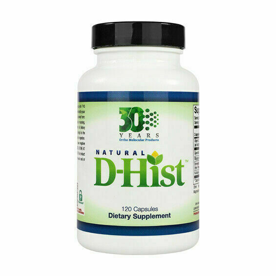 Ortho Molecular Products Natural D-Hist 120 CAPS - Allergy Support Supplement