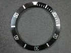 New Bezel Insert BLACK SUBMARINER for LARGE 10BAR SKX031-033  (7S26-0040)