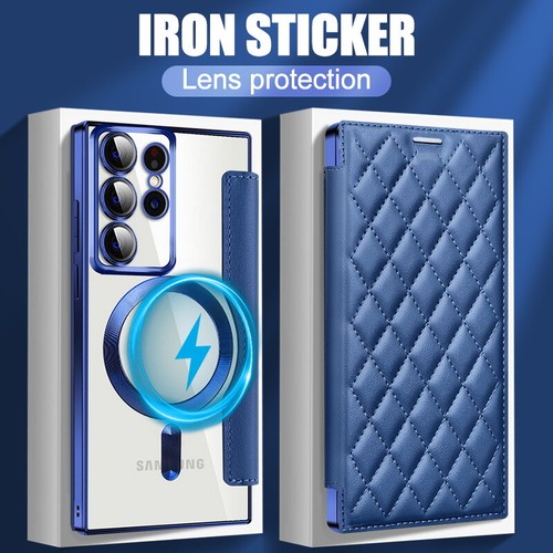 Magnetic MagSafe Case Cover With Card Slot For Samsung S25 S24 FE S23 Ultra Plus - Picture 23 of 28