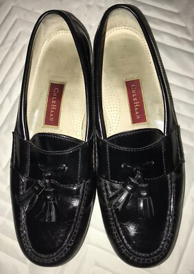 Cole Haan Pinch Tassel Loafers Mens Size 10.5D. Black Slip  display picture 3