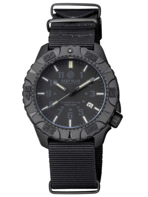 Deep Blue DayNight Poly Carbon 45mm Automatic Men's Diver