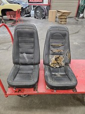 1976 1977 1978 Corvette Black Bucket Seats Pair 1976 1977 1978 Corvette Black Bucket Seats Pair