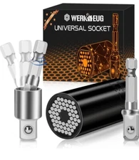 Universal Socket Wrench Tool for Drill  Alligator Super Magic Grip Multi Shape