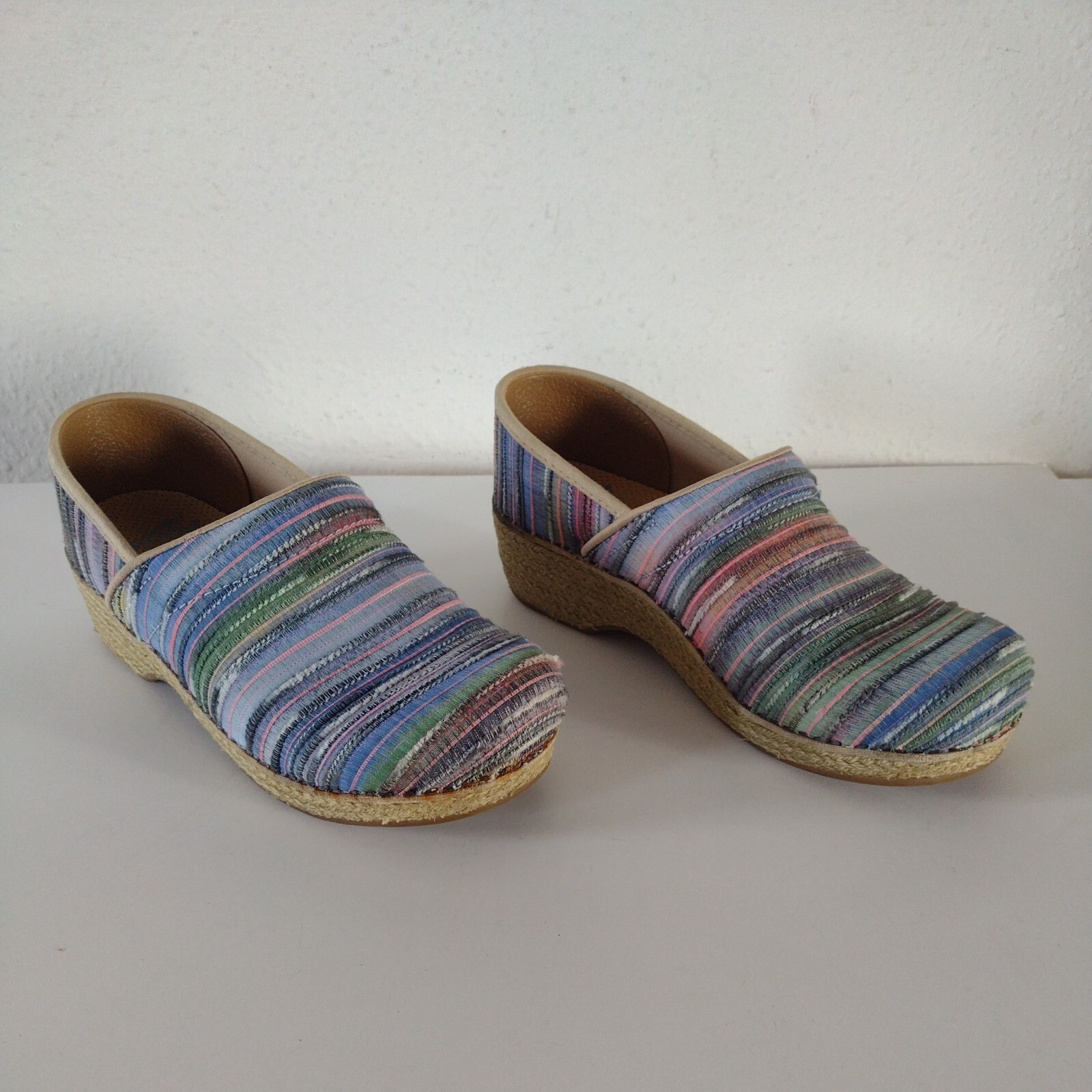 Dansko Women's Pro Weave Jute Clog Espadrille Tapestry US Size 8.5/9 EU 39 used eBay