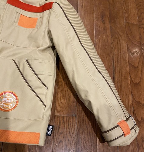 Star Wars Poe/Finn Resistance Bomber Jacket Disney Store Jacket Kids Size 5/6 - Picture 6 of 8