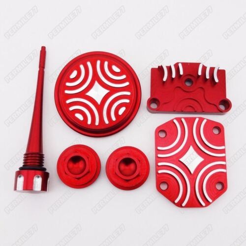 Red Engine Dress Up Kit Tappet Cover Chinese 110cc 125cc ATV Quad Dirt Pit Bike - Picture 2 of 5