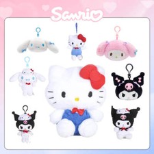 Sanrio Hello Kitty Melody Kuromi Cinnamoroll Plush Toy Backpack Pendant Cartoon