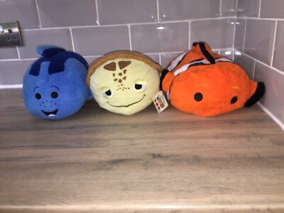 Disney Medium Tsum Tsum - Finding Nemo - Nemo, Dory, Crush - Genuine