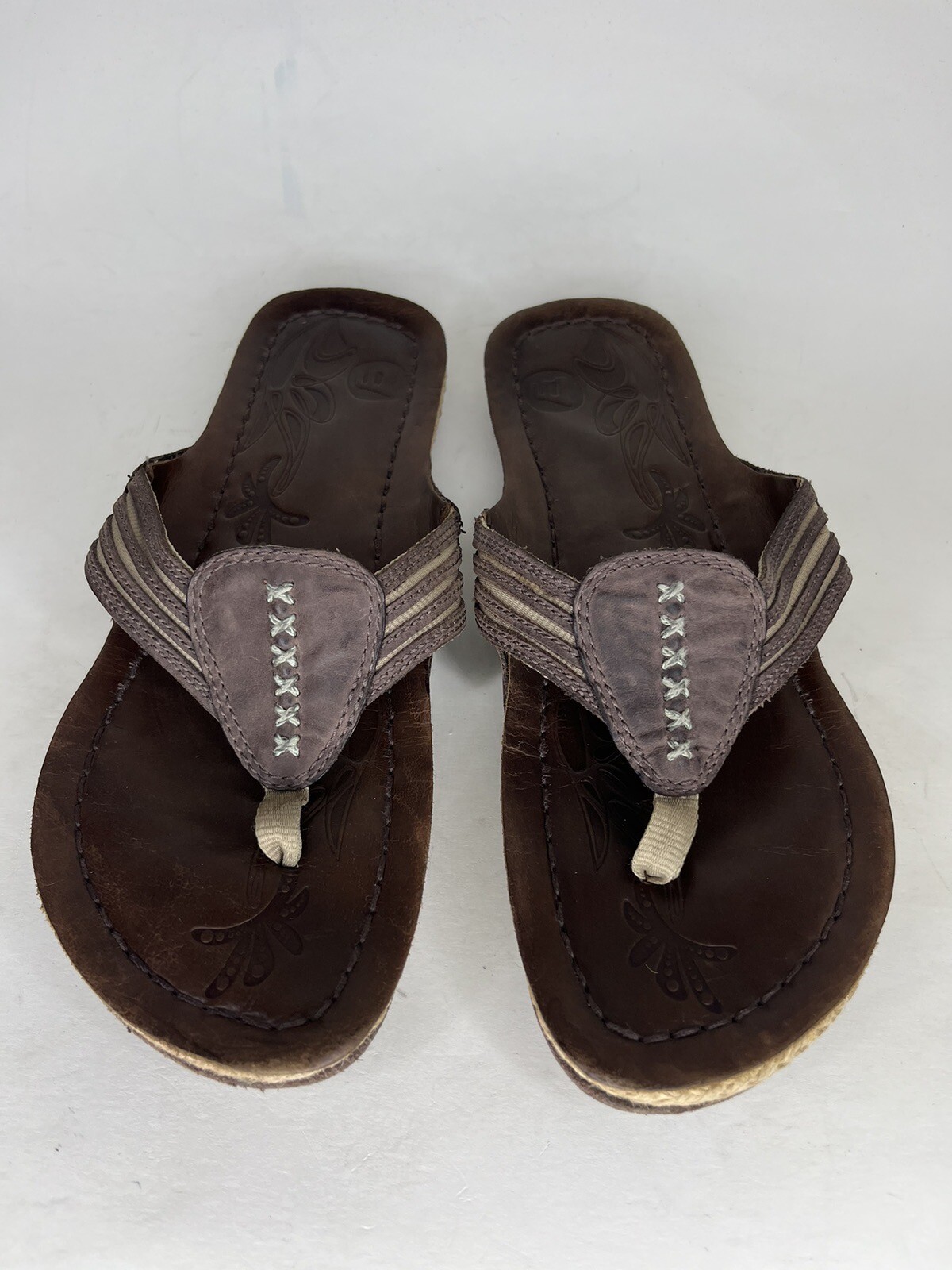 Sandali infradito Merrell Lucca Espresso donna pelle marrone tanga tg 9 donna