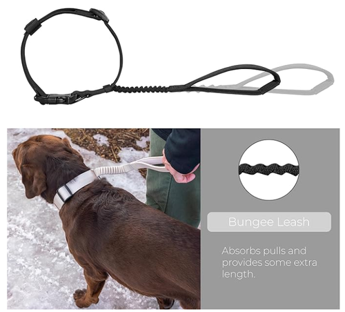 TUG Large Dog Grab Collar w/ Integrated Leash Blue Neck Size 17-25” Magnetic - Picture 6 of 6