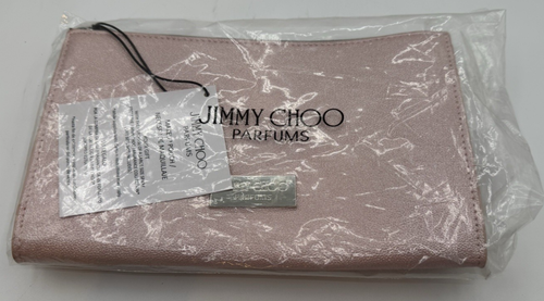 Jimmy Choo Parfums Pink Glitter Makeup Pouch