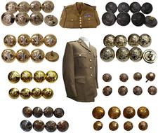 FAD No2 Button Set for Service Dress Jackets and Old Pattern Tunics Assorted