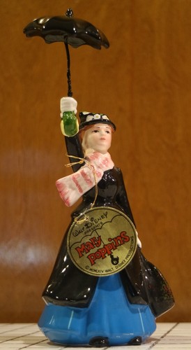 VTG 1964 Walt Disney Productions Japan Mary Poppins w/ Umbrella & orig hang tag - Picture 7 of 7