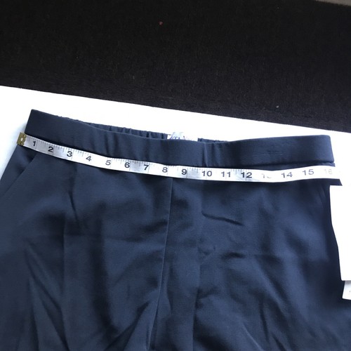 rebecca malone size 12 w/ pockets NWT org.$40 navy elastic band Comfort waist - Picture 8 of 10