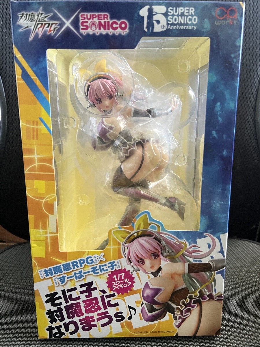 SUPER SONICO Animation Hand　 Toys フィギュア 100% Original Figma 169 Super Sonico Tiger Hoodie ver In