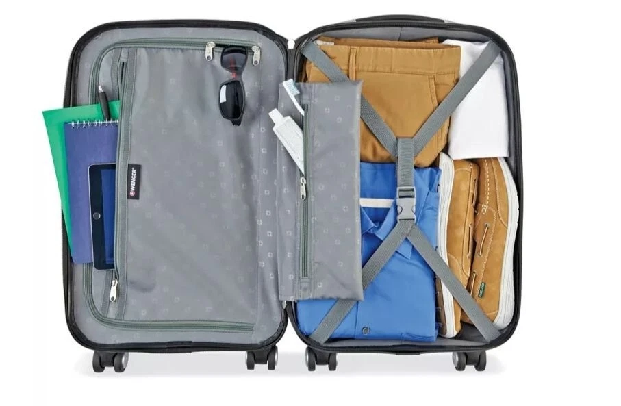 SwissGear Wenger Rove 21 inch Hardside Carry-On Luggage Spinner Suitcase - Image 2 of 4