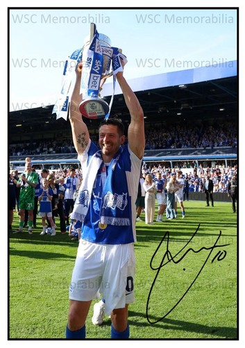 11585. Lukas Jutkiewicz Signed Pictures (A4 Prints) Birmingham Middlesbrough etc