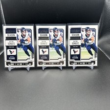 2023 Panini Contenders Football #41 Dalton Schultz Houston Texans Lot Of 3
