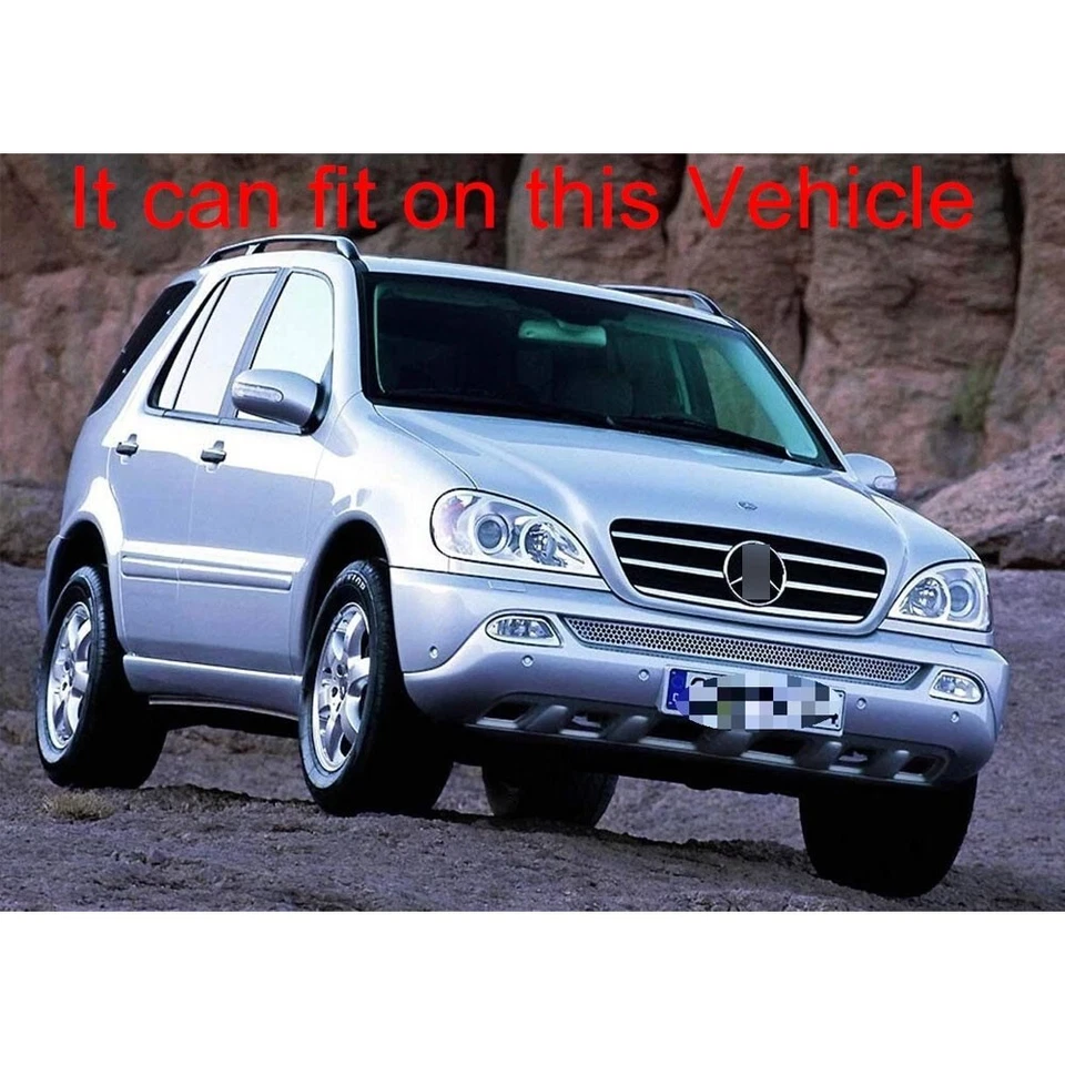 适用于 W163 1998 - 2005 窗户遮阳板遮阳通风口防雨罩 4 件 — 第 2/4 张图片