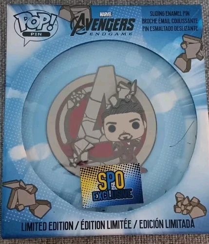 Funko Pop Pin Marvel: Avengers Endgame-Iron Man SPO Exclusive LE600