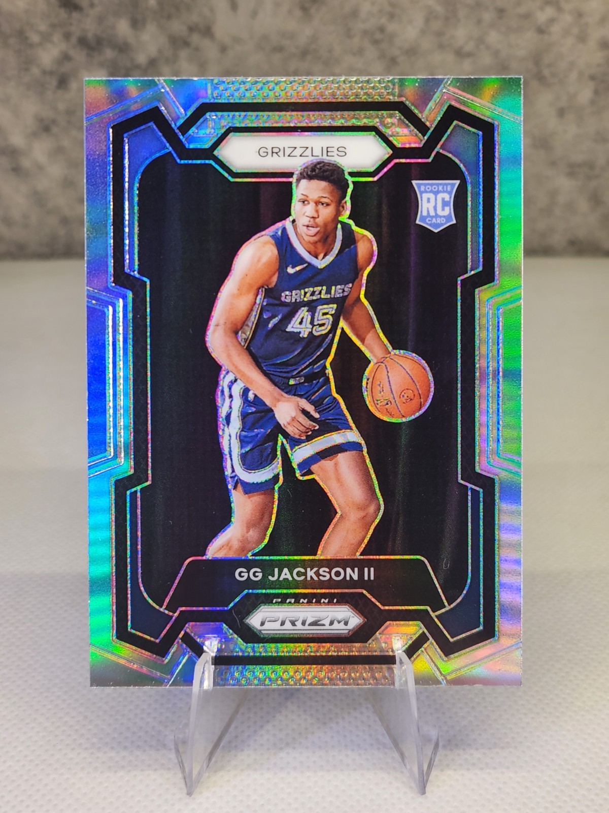 2023-24 Prizm GG Jackson #179 Silver Prizm Rookie Memphis Grizzlies