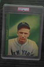 1937 Dixie Lids Premiums Carl Hubbell (HOF) PSA 4 VG-EX, Only 9 higher!